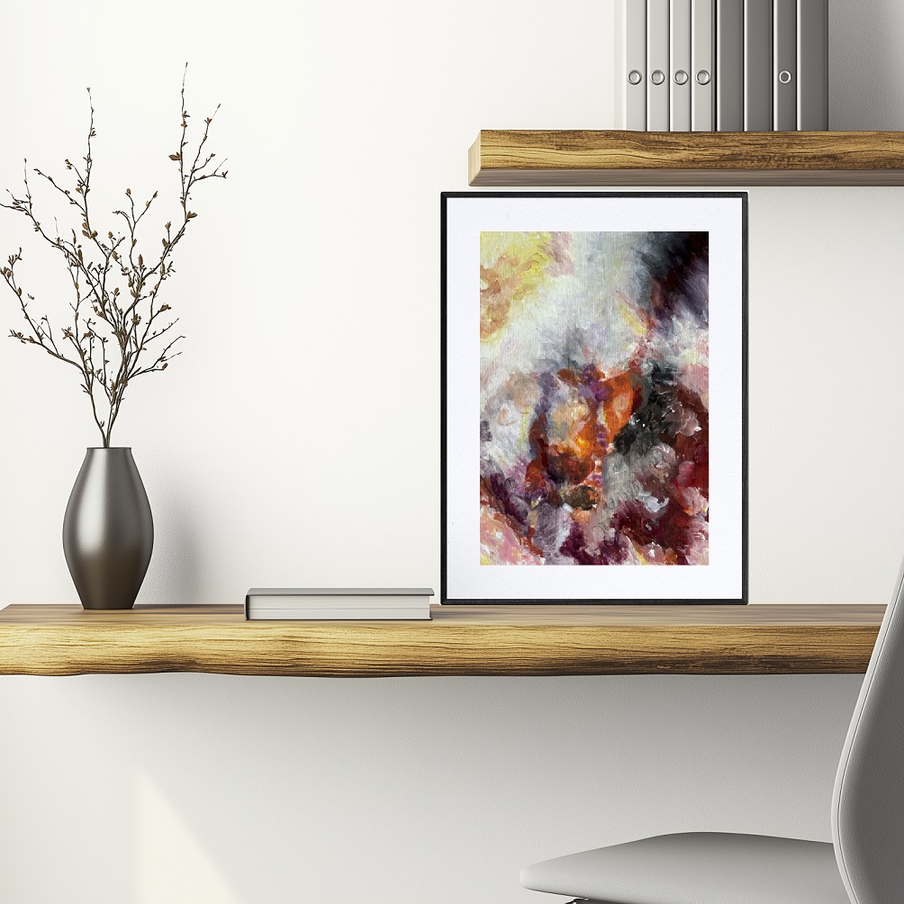 Intensity in Red, Orange, Brown, and Grey | Abstract Art - Image 6