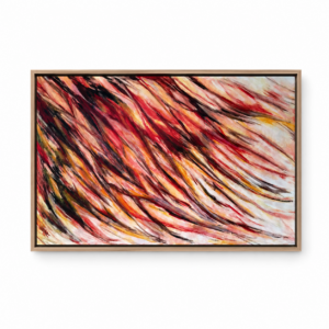 Crimson Serenade red painting
